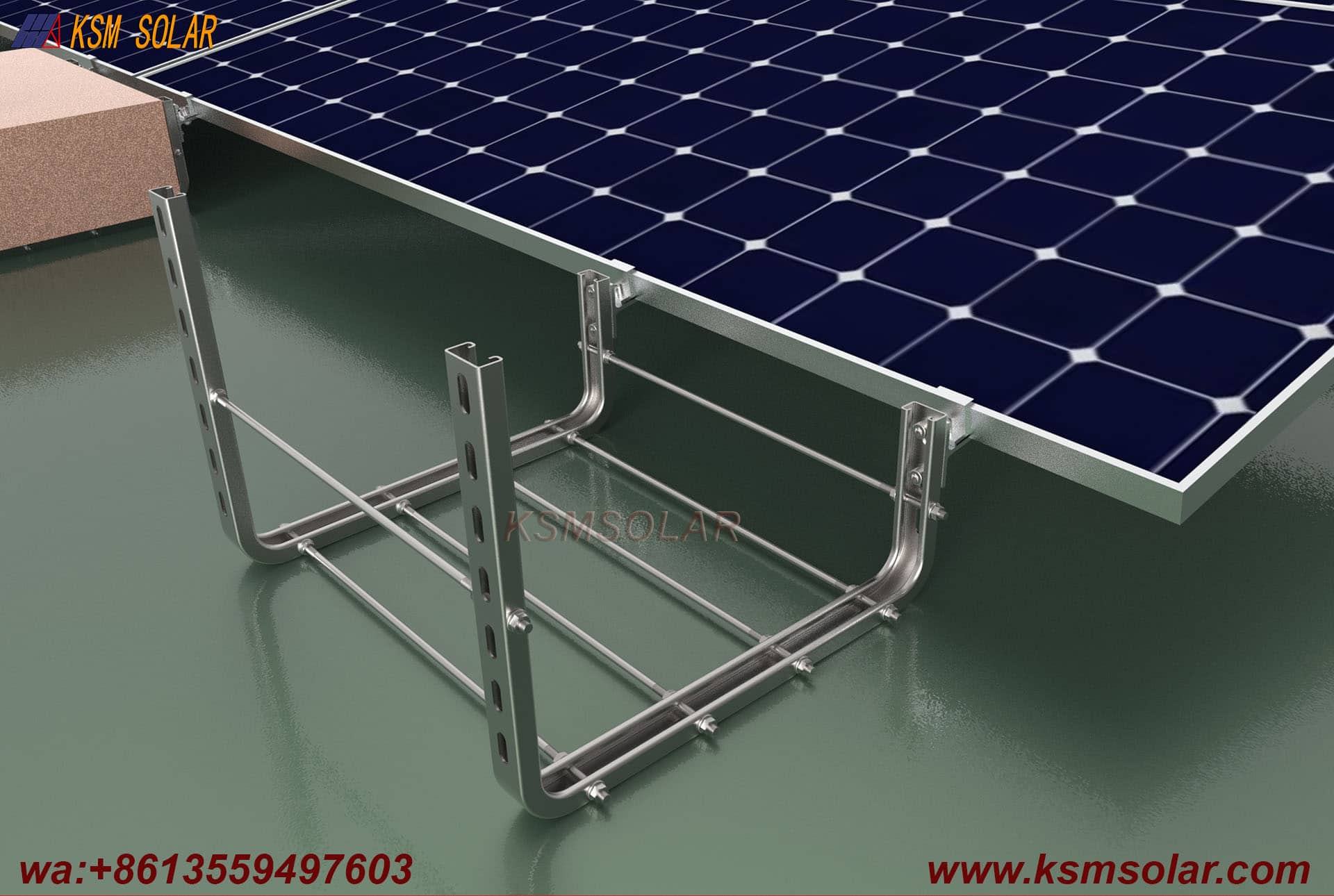 U-Shaped Steel Ballast Frame Mounting System