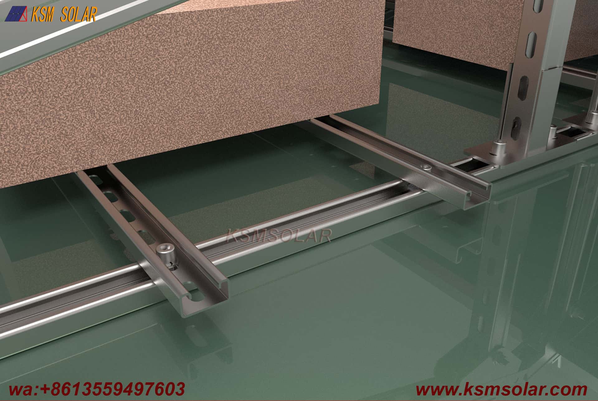 U-Shaped Steel Tripod Ballast Mounting System