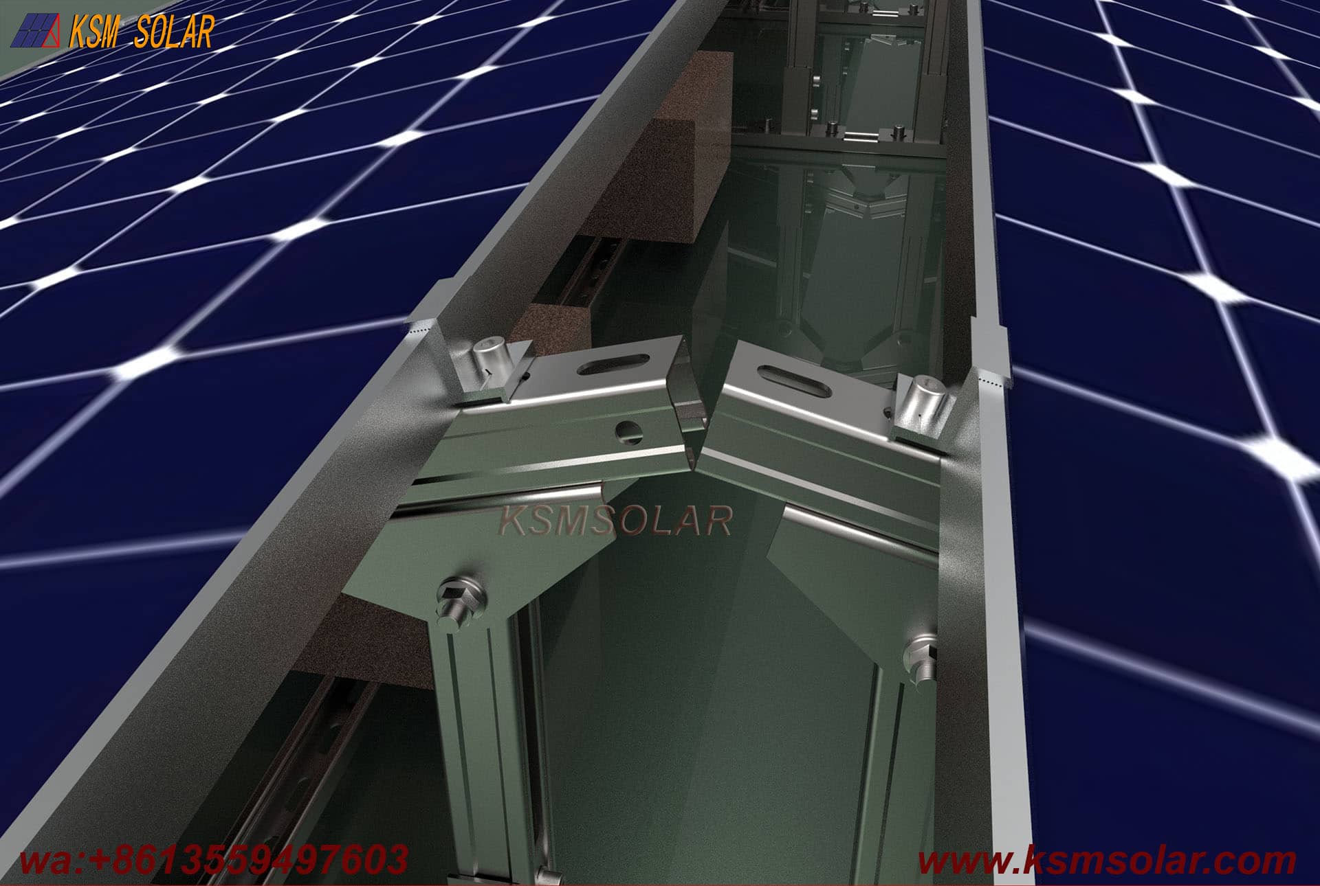 U-Shaped Steel Tripod Ballast Mounting System