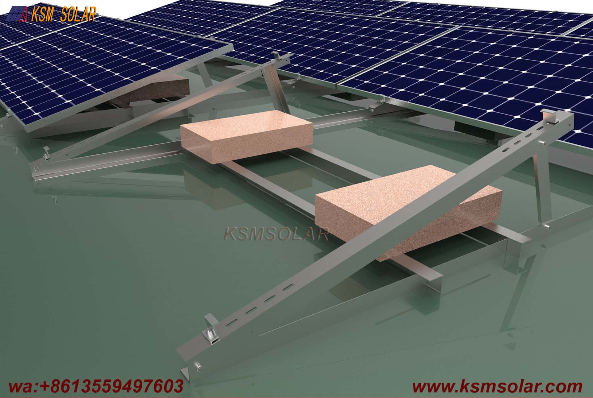 Angle Aluminum Tripod Ballast Mounting System