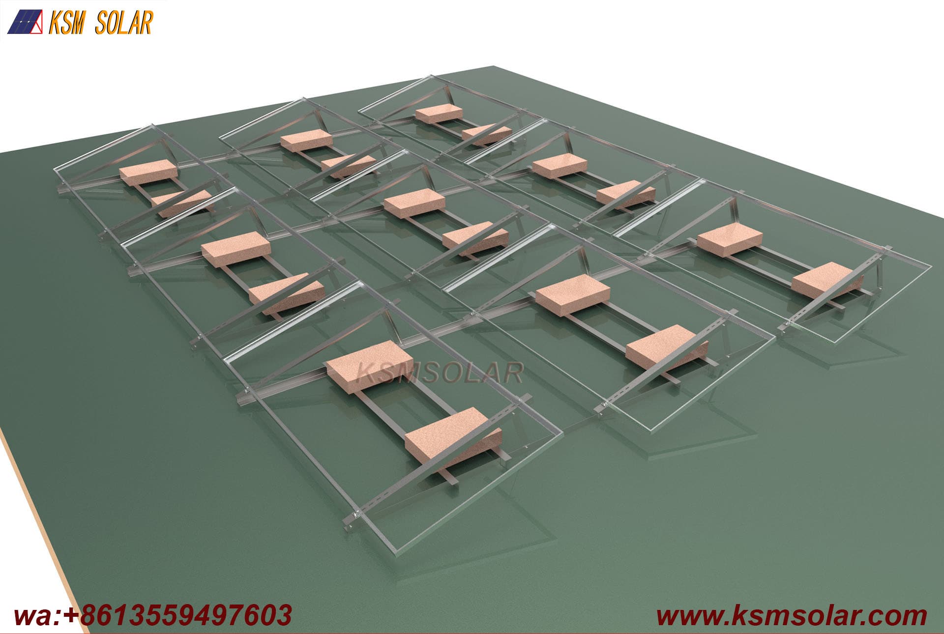 Angle Aluminum Tripod Ballast Mounting System
