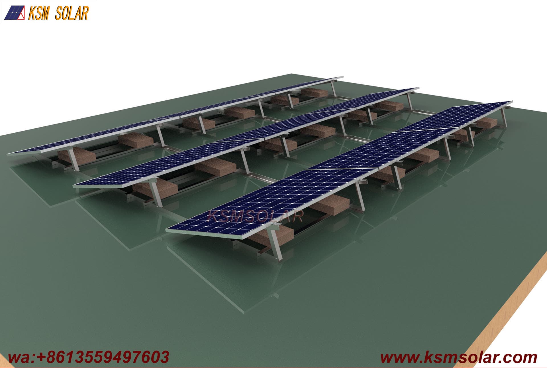 Angle Aluminum Tripod Ballast Mounting System