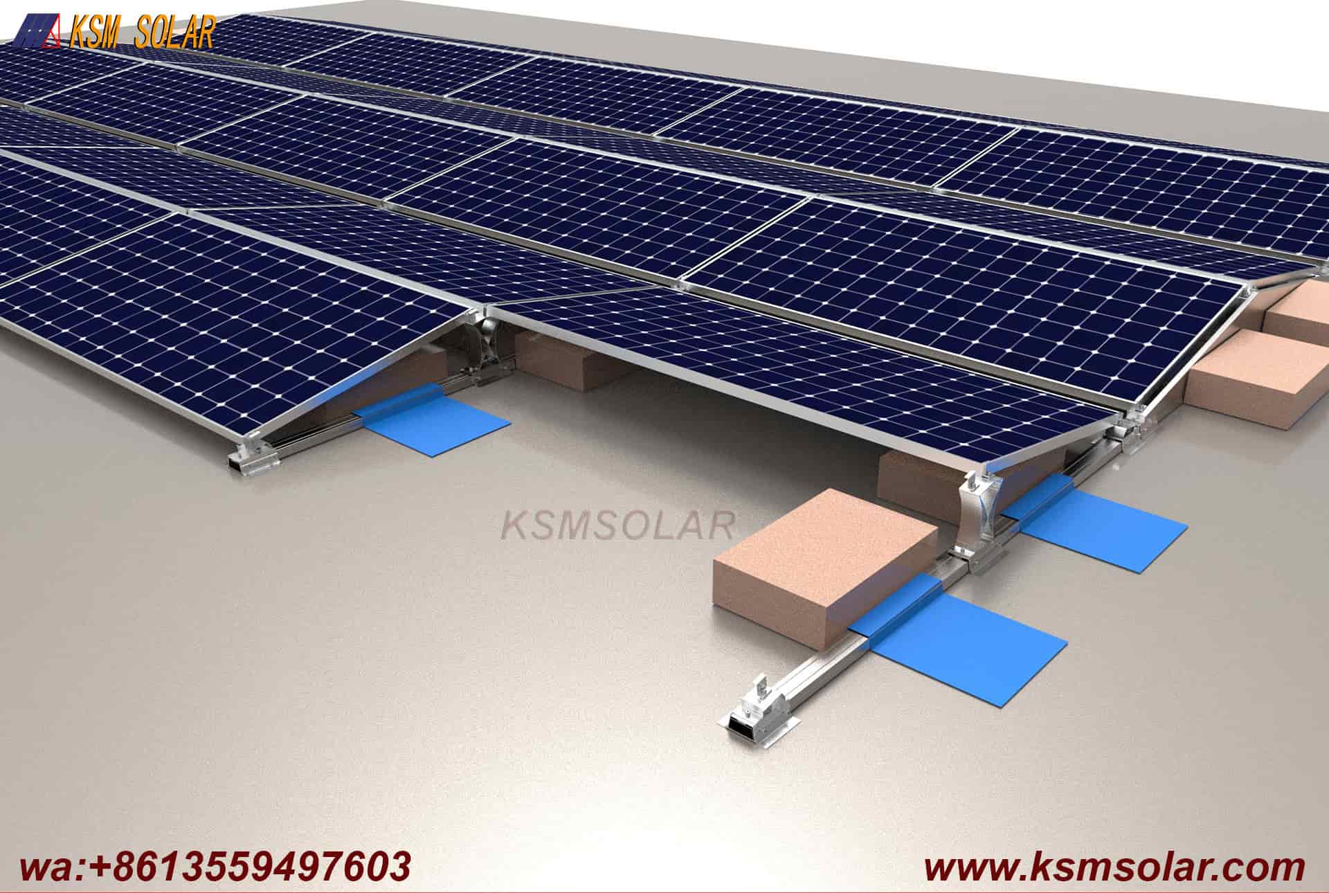 Aluminum Back-to-Back Ballast Mounting System
