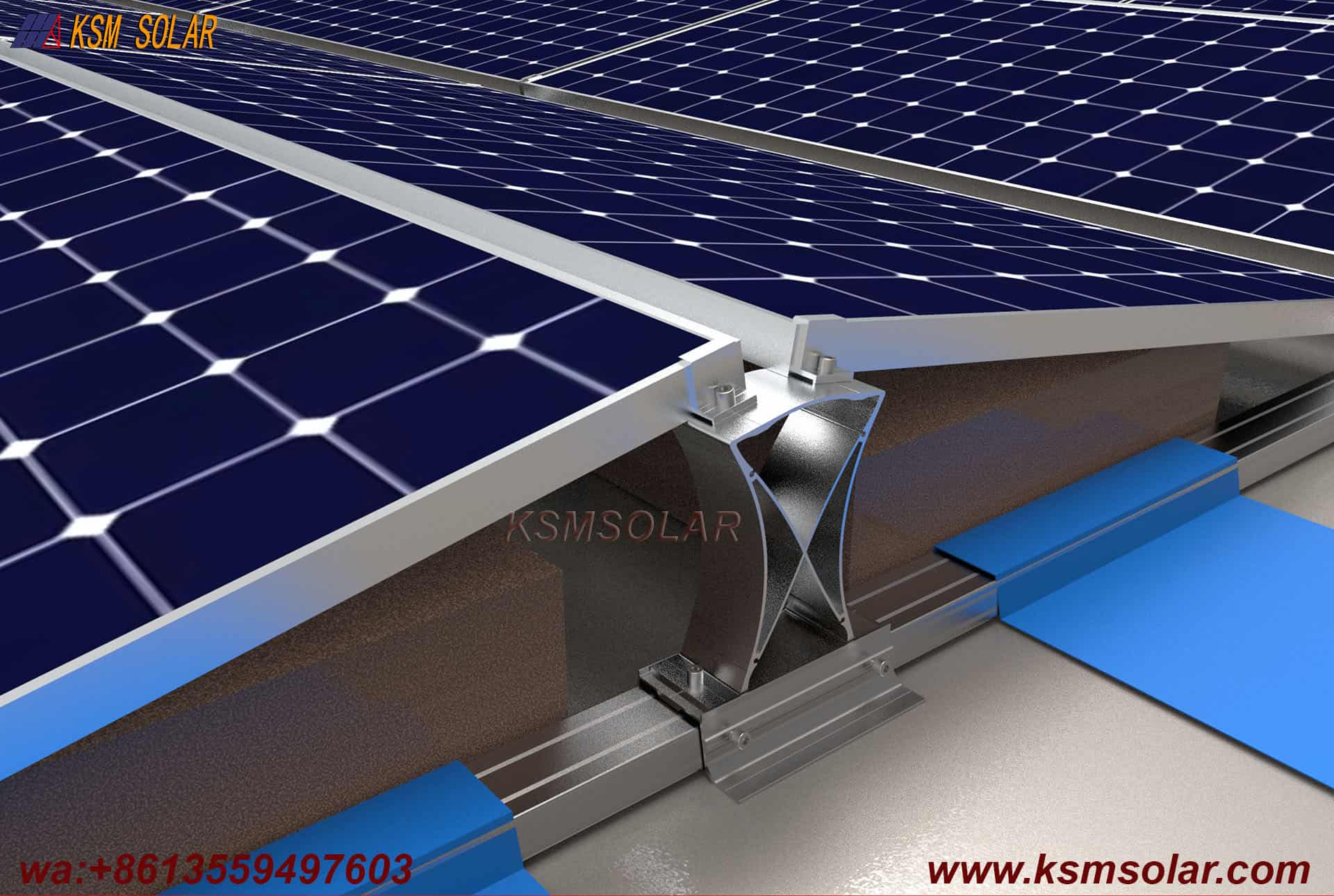 Aluminum Back-to-Back Ballast Mounting System