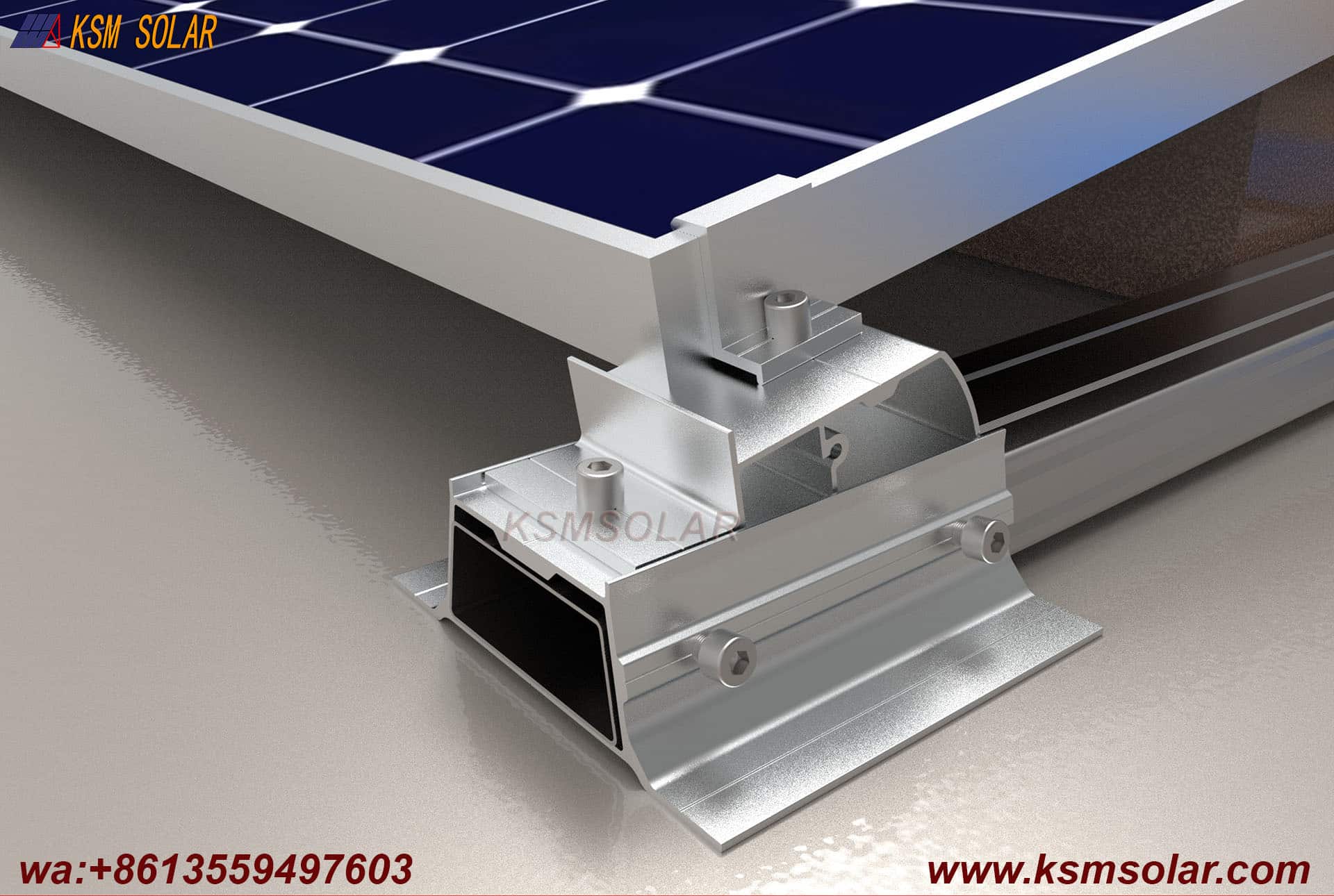 Aluminum Back-to-Back Ballast Mounting System
