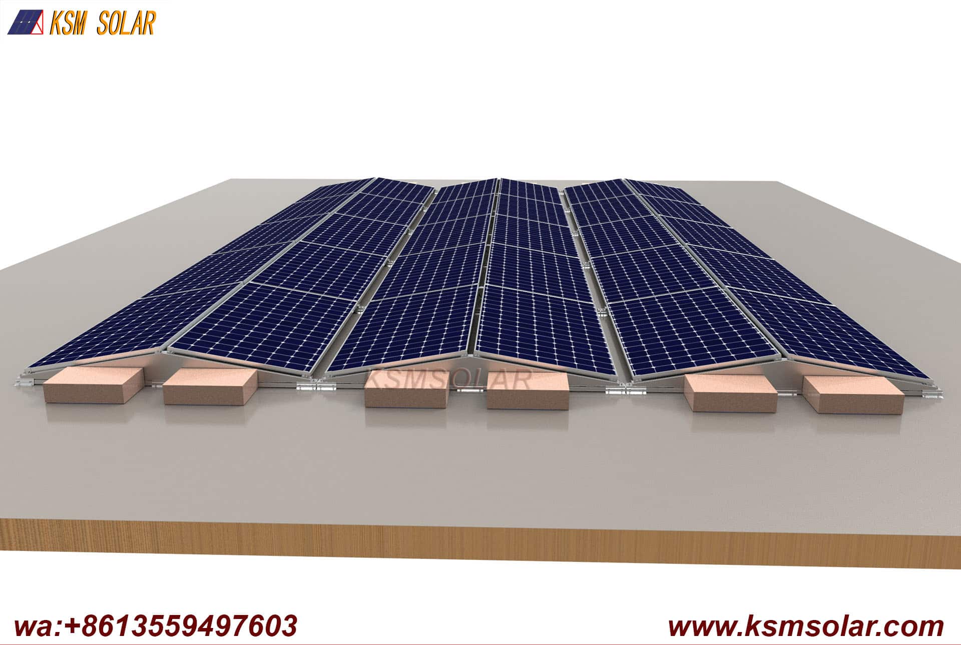 Aluminum Back-to-Back Ballast Mounting System