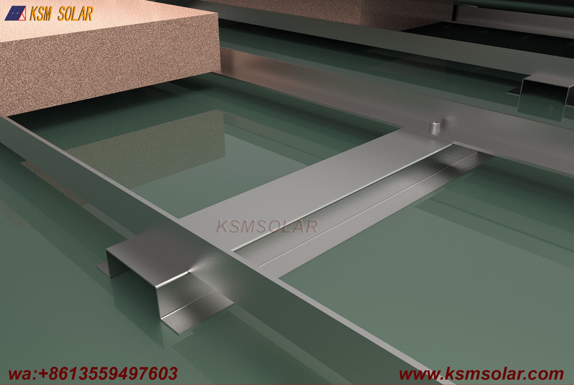 ZAM Coated Steel Tripod Ballast Mounting System