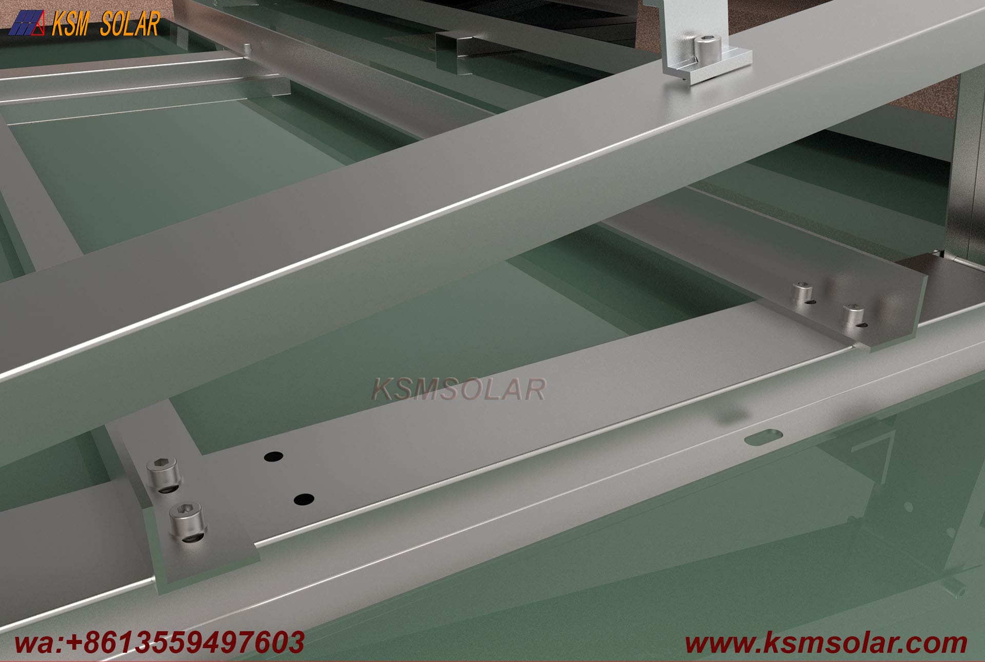 ZAM Coated Steel Tripod Ballast Mounting System