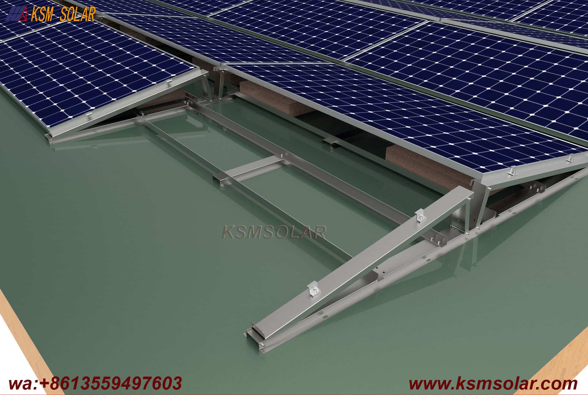 ZAM Coated Steel Tripod Ballast Mounting System