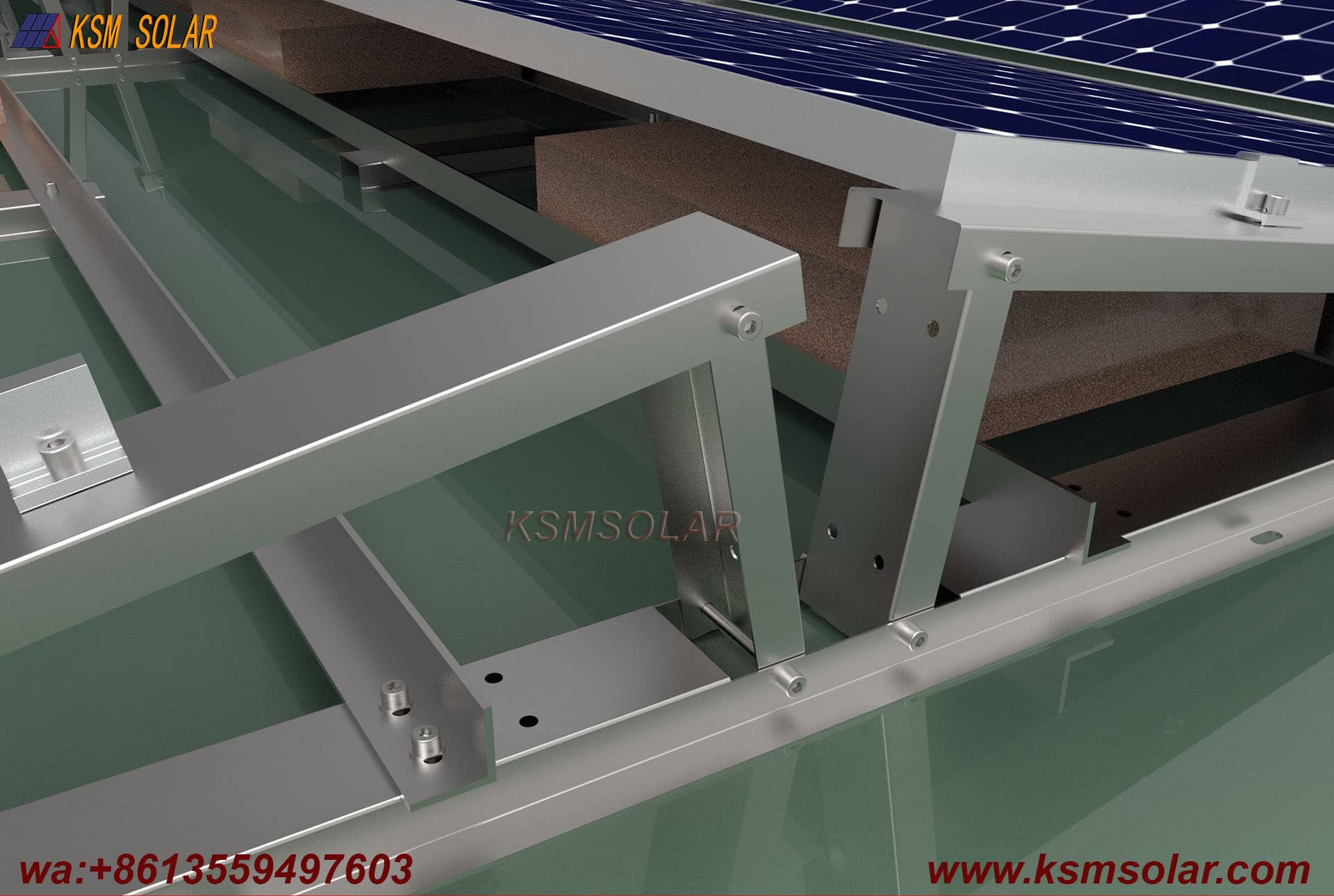ZAM Coated Steel Tripod Ballast Mounting System