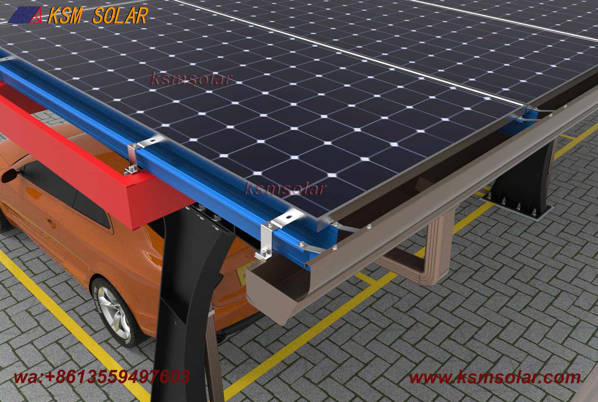 Waterproof PV Carport