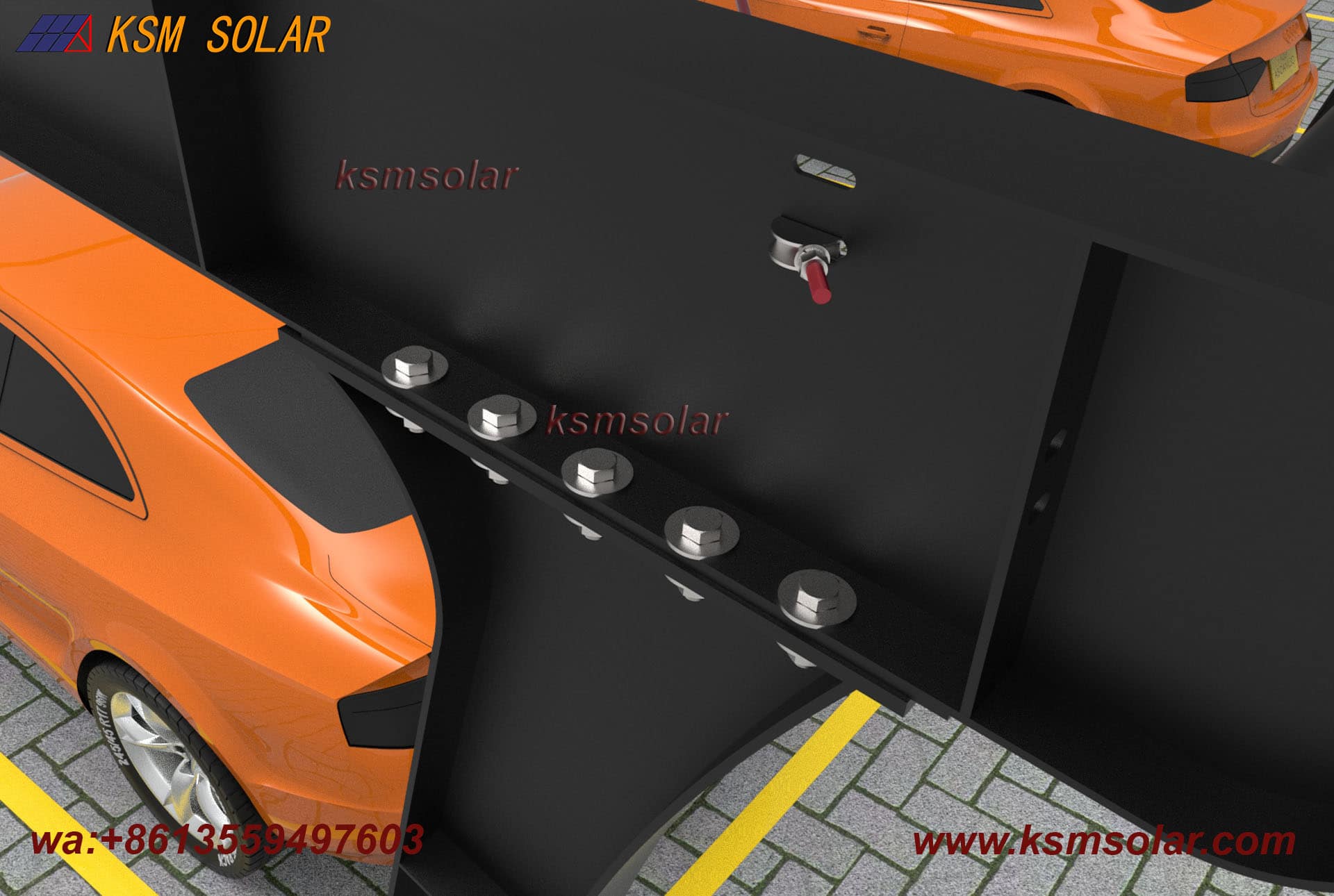Waterproof PV Carport